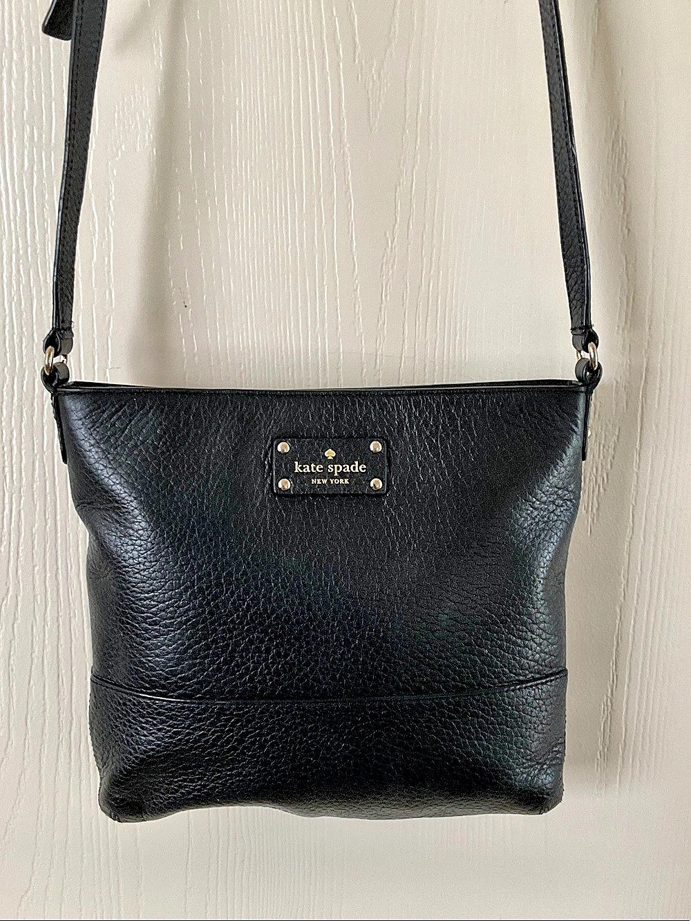 kate spade Leather Crossbody Bag in Black